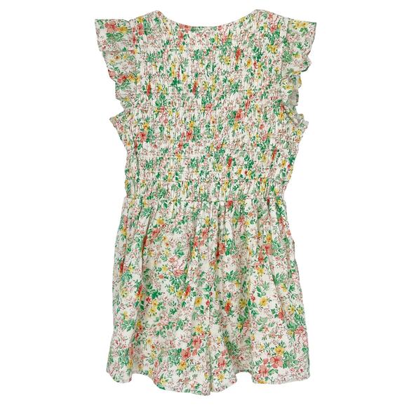 Anthropologie Peregrine Romper Floral Flutter Sleeve Romantic Size XS Coquette - Picture 8 of 9